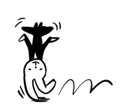 working suit rabbits2 sticker #11258913