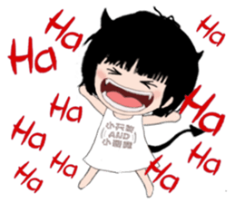 The little Angel and the little Devil 2 sticker #11259333