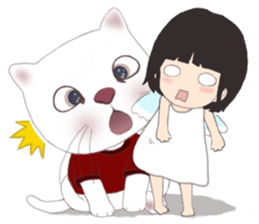 The little Angel and the little Devil 2 sticker #11259345