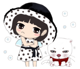 The little Angel and the little Devil 2 sticker #11259347