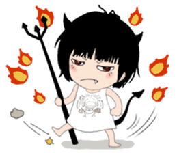 The little Angel and the little Devil 2 sticker #11259357