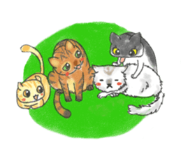 always cats cats!!! sticker #11259464