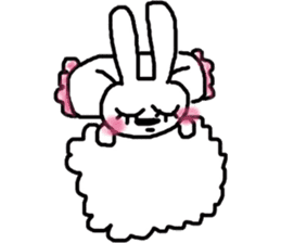 rosy cheeks rabbit sticker #11259522