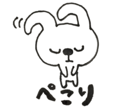 The USSA of rabbit sticker #11259823