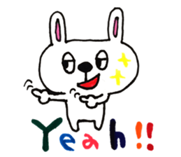 The USSA of rabbit sticker #11259847