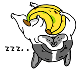 Half Sugar without ice frenchbulldog 2 sticker #11260060