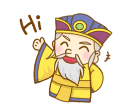 ((cute god)) Earth God ~happy everyday sticker #11260448