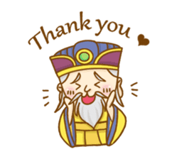 ((cute god)) Earth God ~happy everyday sticker #11260455