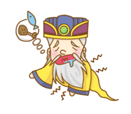 ((cute god)) Earth God ~happy everyday sticker #11260483