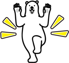 Sea creature Polar Bear Sticker 1 sticker #11260663