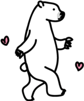 Sea creature Polar Bear Sticker 1 sticker #11260667