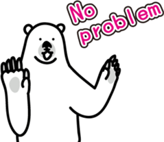 Sea creature Polar Bear Sticker 1 sticker #11260676