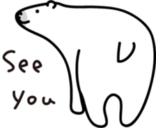 Sea creature Polar Bear Sticker 1 sticker #11260683