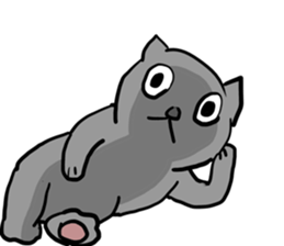 great force cat sticker #11262155
