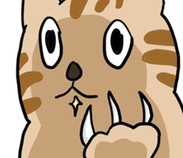 great force cat sticker #11262166