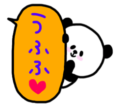 Panda in the Speech balloon 2 sticker #11262241
