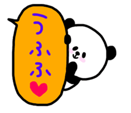 Panda in the Speech balloon 2 sticker #11262241