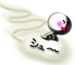 Clear stick man3 sticker #11262561