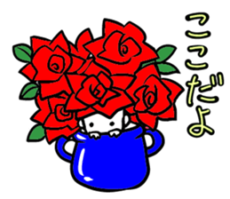 A small rose 2 sticker #11262650