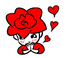 A small rose 2 sticker #11262651