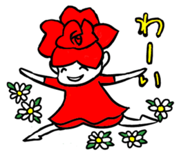 A small rose 2 sticker #11262652