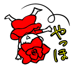 A small rose 2 sticker #11262653