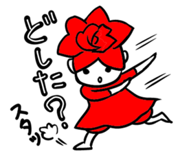 A small rose 2 sticker #11262656