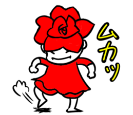 A small rose 2 sticker #11262661