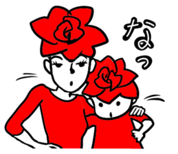 A small rose 2 sticker #11262663