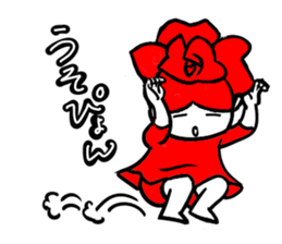 A small rose 2 sticker #11262673