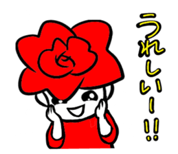 A small rose 2 sticker #11262682