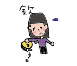 Komyu power low girl3 sticker #11262976