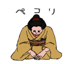 Samurai sticker for women sticker #11263010