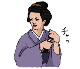 Samurai sticker for women sticker #11263017