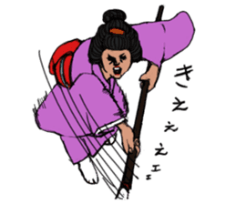 Samurai sticker for women sticker #11263018