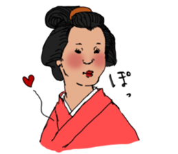 Samurai sticker for women sticker #11263026