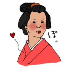 Samurai sticker for women sticker #11263026
