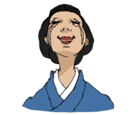 Samurai sticker for women sticker #11263028