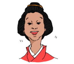 Samurai sticker for women sticker #11263037