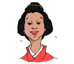 Samurai sticker for women sticker #11263037