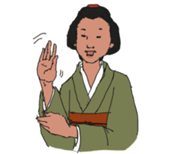 Samurai sticker for women sticker #11263038