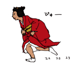 Samurai sticker for women sticker #11263039