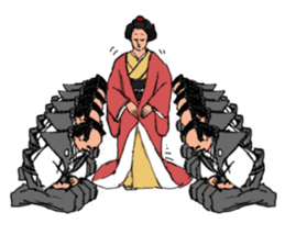 Samurai sticker for women sticker #11263042