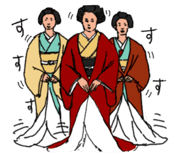 Samurai sticker for women sticker #11263043