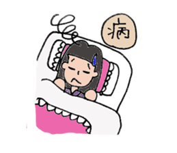 Komyu power low girl4 sticker #11263234