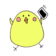 Piyopiyo using the smartphone sticker #11264089