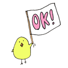 Piyopiyo using the smartphone sticker #11264098