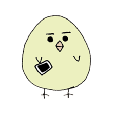 Piyopiyo using the smartphone sticker #11264111
