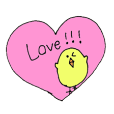 Piyopiyo using the smartphone sticker #11264124