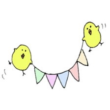 Piyopiyo using the smartphone sticker #11264125